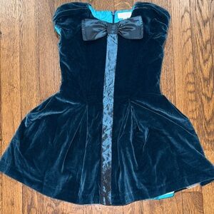 Elegant Velvet Kids Costume Dress